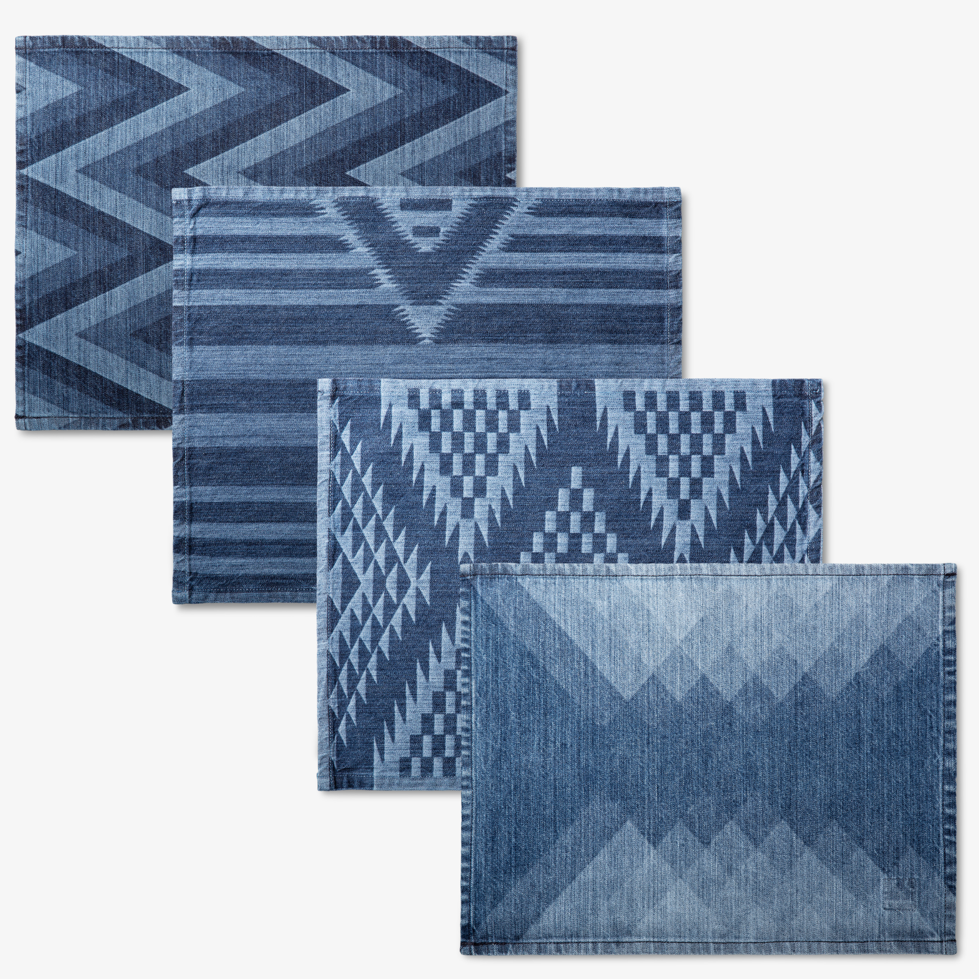 BUNDLE - FOUR DENIM PLACEMATS