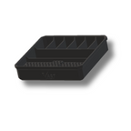 Milwaukee PACKOUT Slim Large 162 Bit & Small Parts Storage Bin - Black