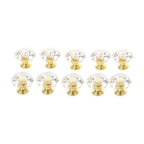2 pcs Crystal Knobs Cupboard Drawer Pull Handle Door Knob Diamond Shape Cabinet Knob Home Furniture Accessories Dresser Knobs For Kitchen Furniture Kids Room Cabinet Knobs