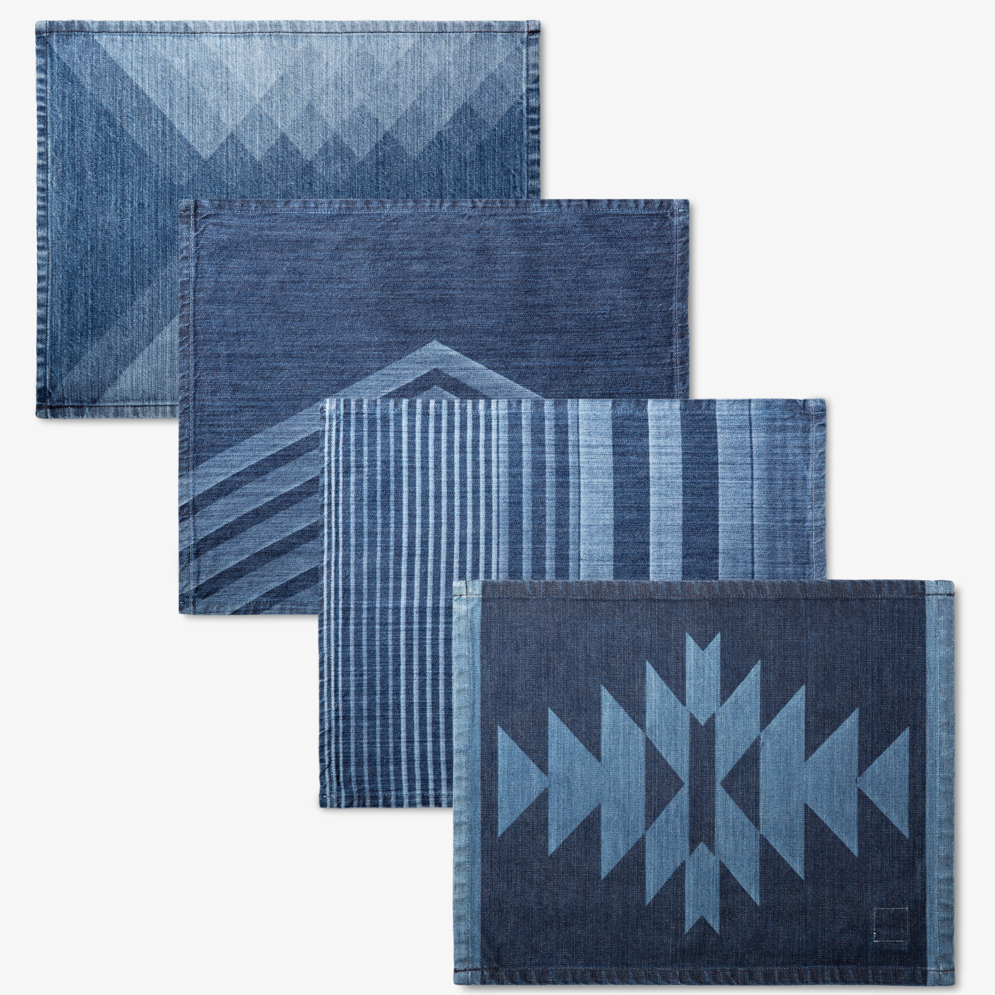 BUNDLE - FOUR DENIM PLACEMATS
