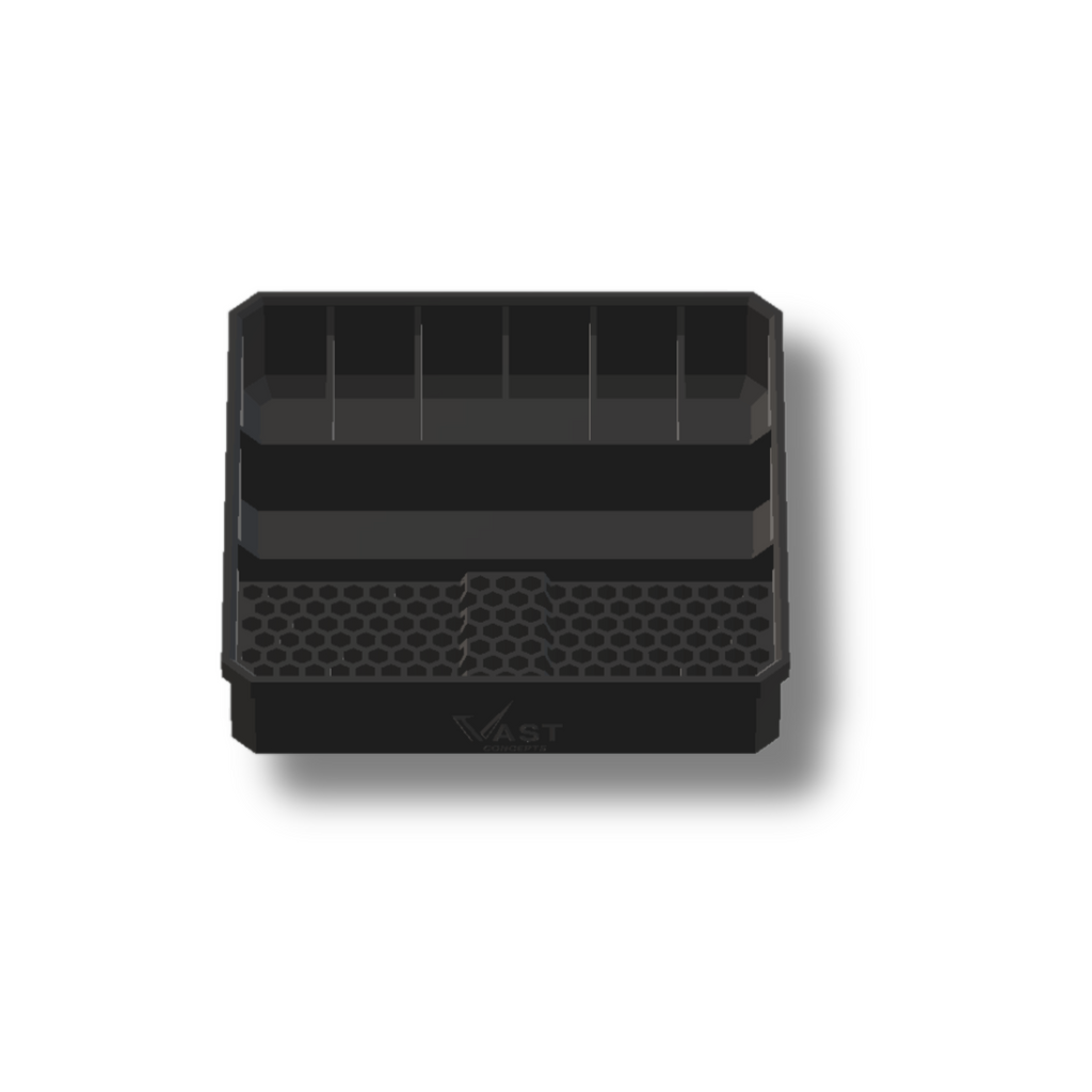 Milwaukee PACKOUT Slim Large 162 Bit & Small Parts Storage Bin - Black
