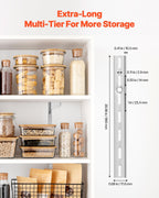 Shelf Pilaster, 39-inch 10 Pack, Upright Wall Shelving System, Heavy Duty Support System Single Slot Shelf Rails, 40 Screws Included, Suitable for Cabinet Closet Organization Storage, Silver