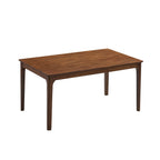 ACTU Farmhouse Dining Table Set with Upholstered Chairs for 4–6