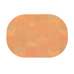 Blink double-sided Oval Woven Placemat 12" x 17" diameter - set of 4