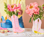 Boot Scoot Blooms Pop-Up Vase Slip Covers (set of 3)