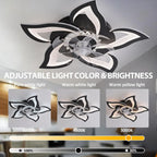 Modern Minimalist Led Ceiling Fan Lamp Smart Switch 65CM Ceiling Fans With Lights For Living Room Bedroom Home Decor Fan Lamp