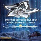 Modern Minimalist Led Ceiling Fan Lamp Smart Switch 65CM Ceiling Fans With Lights For Living Room Bedroom Home Decor Fan Lamp
