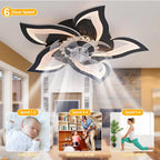Modern Minimalist Led Ceiling Fan Lamp Smart Switch 65CM Ceiling Fans With Lights For Living Room Bedroom Home Decor Fan Lamp