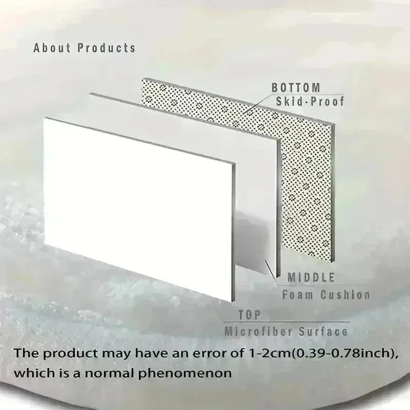 3D Realistic Mat Suitable Outdoor Bathroom Living Room Kitchen Yoga Studio Rectangular Entry Realistic Scenery Hand Modern Decor