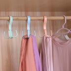 Bag Rack Female Bag 4 Claw Hook Hanging Bag Hook Schoolbag Wardrobe Storage Rack Multi-Functional Rotating Rack S-Type