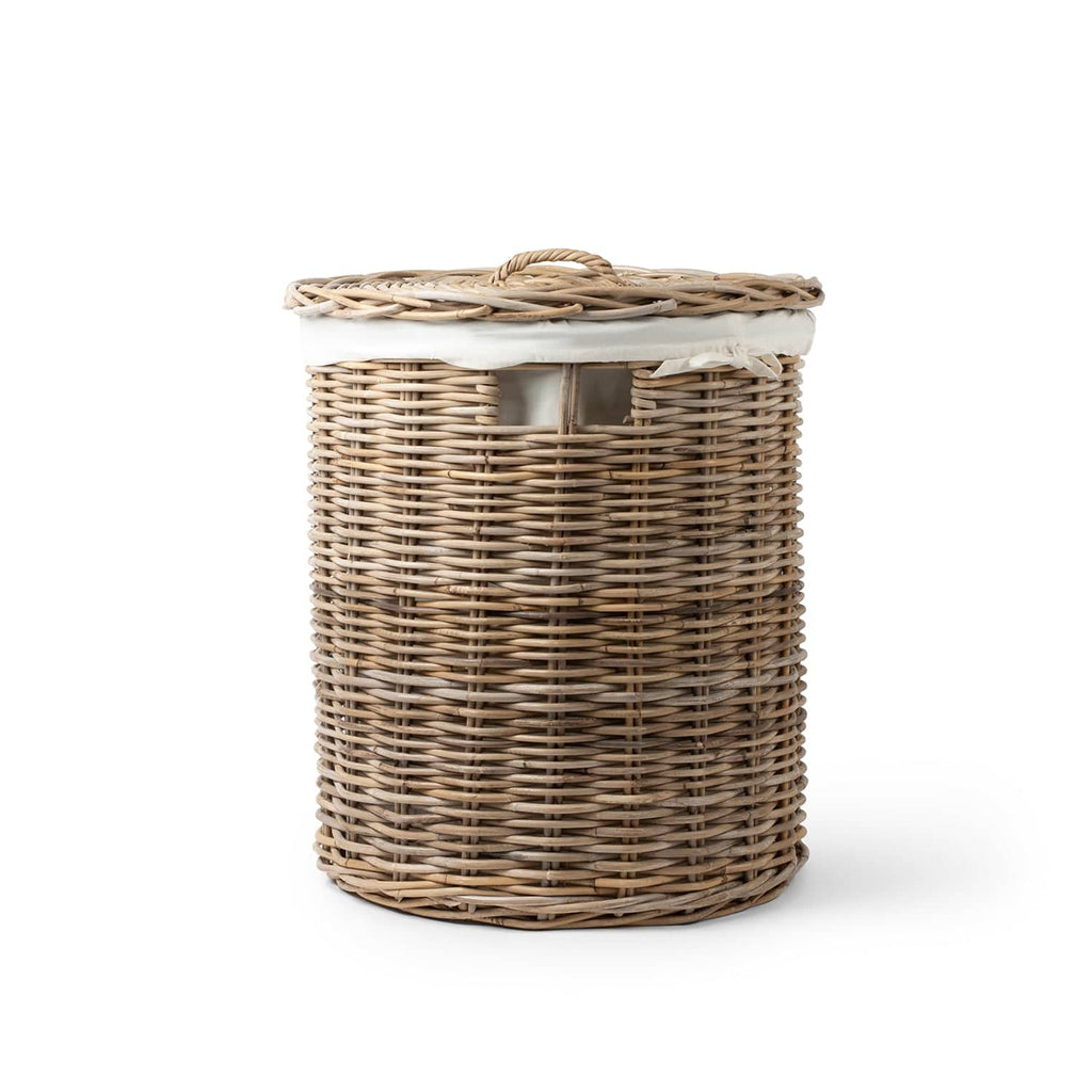 Rattan Laundry Baskets with Lid and Inner Bag