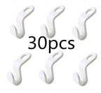 Plastic Closet Stack Hanger Rack Multi-function Wardrobe Space-saving Hanger Hook Coat Hook Bedroom Storage Wardrobe Organizer