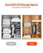 20-Pack Mixed-Size Vacuum Storage Bags + Pump — Reclaim Closet Space