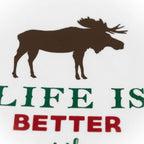 Cabin Kitchen Towel - Life is Better at the Cabin Flour Sack Towel - Cabin Decor