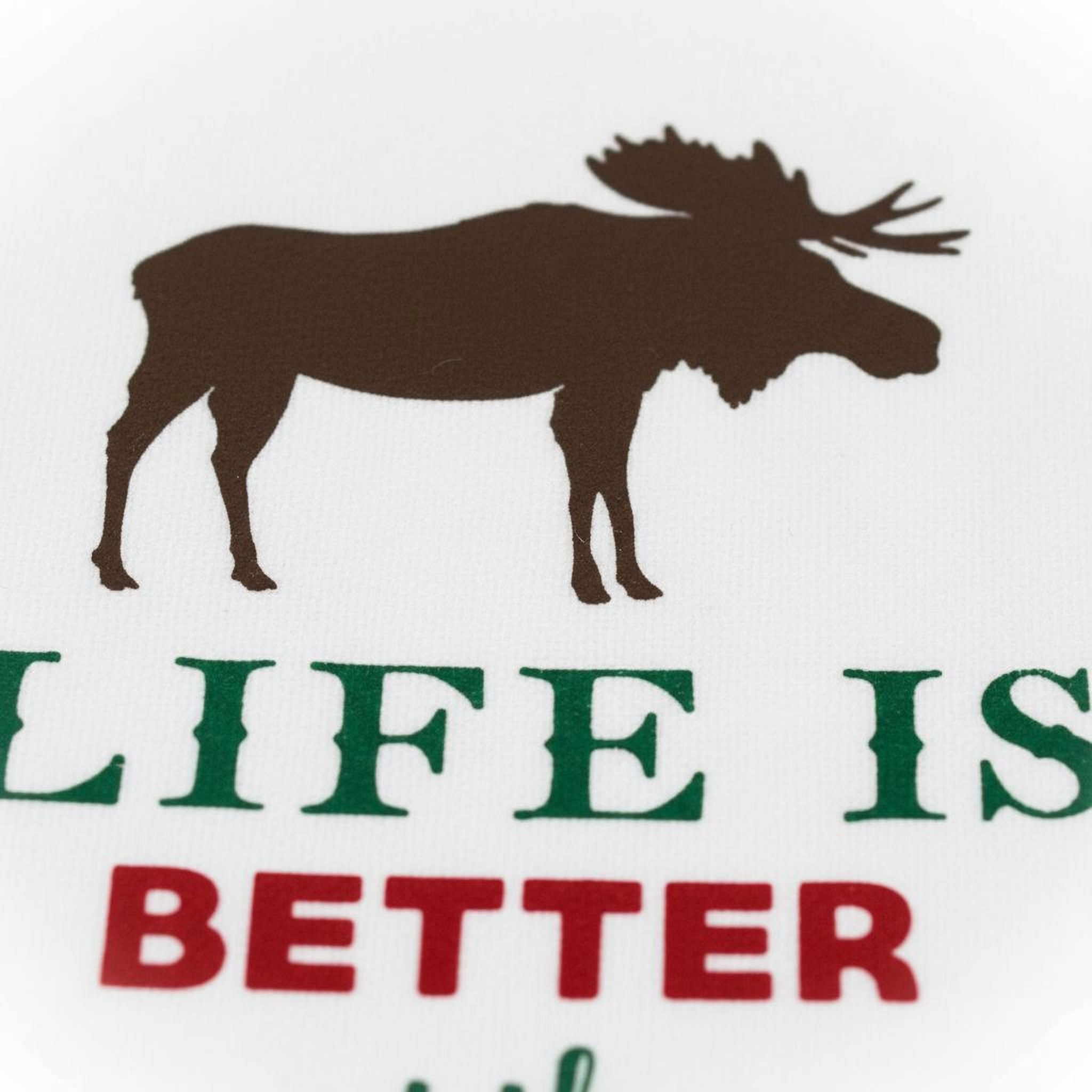 Cabin Kitchen Towel - Life is Better at the Cabin Flour Sack Towel - Cabin Decor
