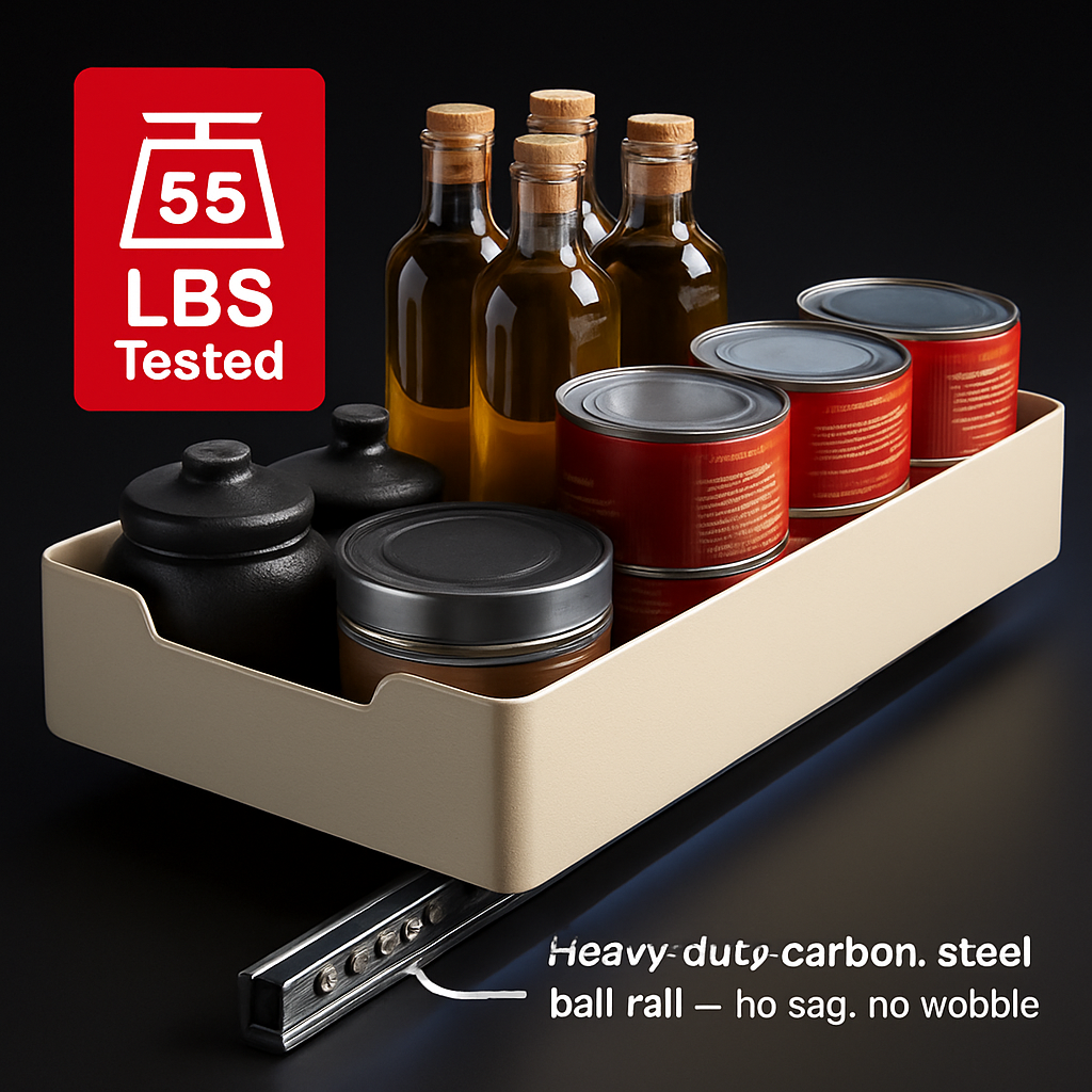 Pull Out Cabinet Organizers Sliding Shelf Spice Rack