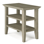 Acadian Solid Wood Narrow Side Table