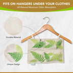ACKU10 Bamboo Charcoal Odor Absorber for Clothing Closets 1-Pack Off White