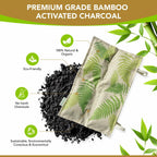 ACKU10 Bamboo Charcoal Odor Absorber for Clothing Closets 1-Pack Off White