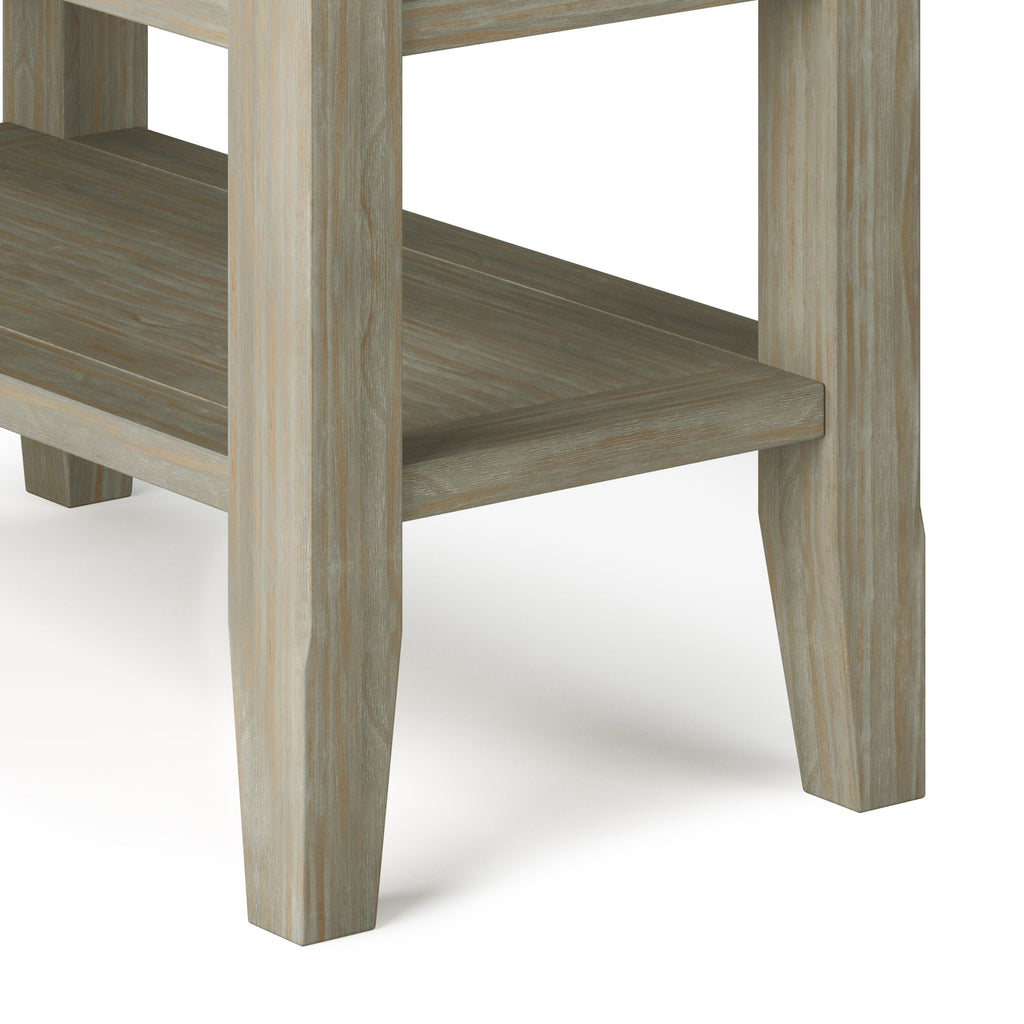 Acadian Solid Wood Narrow Side Table