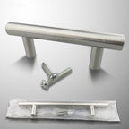 Stainless Steel Kitchen Door Cabinet T Bar Handle Pull Knob Door Pull Handle Stainless Door Handle Stainless Steel Hollow Bar Drawer Pulls Cupboard Knob For Kitchen Furniture