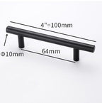 Stainless Steel Kitchen Door Cabinet T Bar Handle Pull Knob Door Pull Handle Stainless Door Handle Stainless Steel Hollow Bar Drawer Pulls Cupboard Knob For Kitchen Furniture